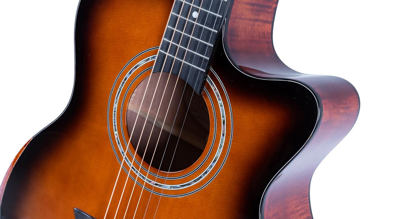 Washburn WCG10CE Comfort Acoustic-Electric Guitar Sunburst