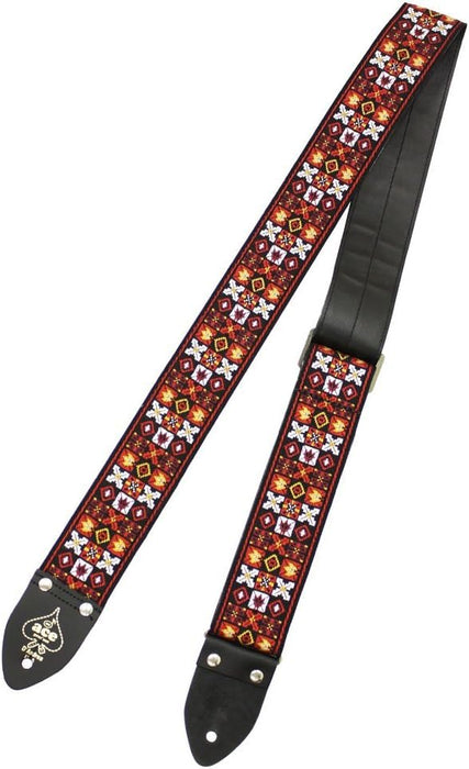 D'Andrea Ace Vintage Reissue Guitar Strap - Rooftop - Replica of Guitar Strap used on John Lennon's Epiphone Casino at the "Rooftop" Concert in 1969