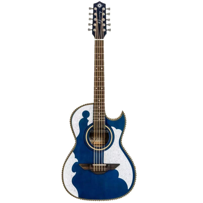 H. Jimenez 10-String Acoustic-Electric El Patrón Bajo Quinto - Blue (LBQ4ETB)