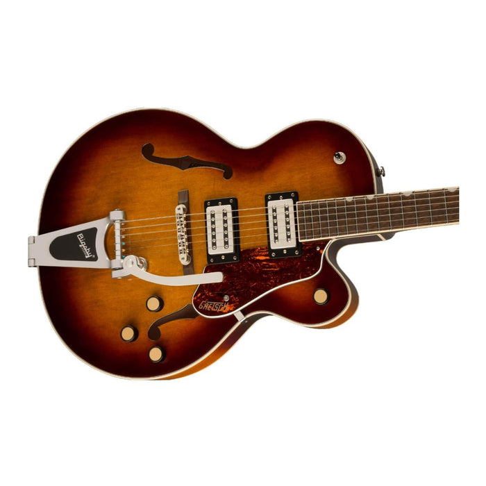 Gretsch G2420T Streamliner 6-String Right-Handed Electric Guitar with Bigsby Tailpiece Arched Maple Hollow Body, All-New BroadTron BT-3S Pickups and Versatile Controls (Havana Burst)