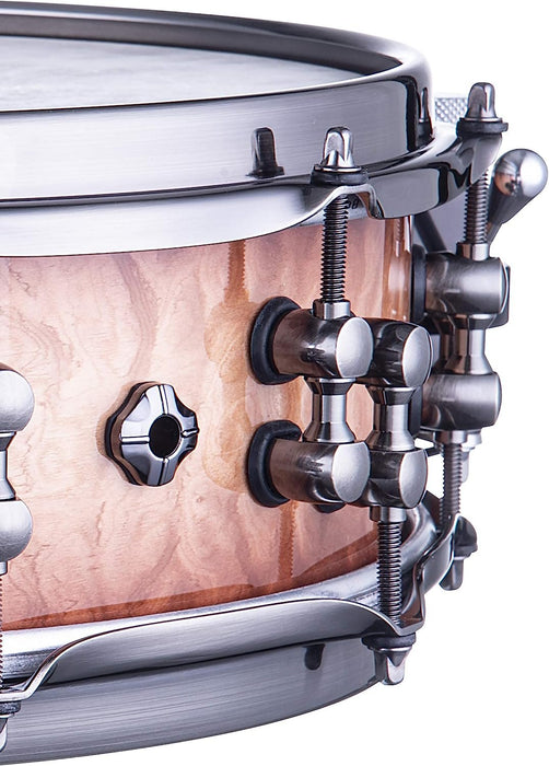 Mapex Black Panther Design Lab Versatus Snare Drum - 14 x 4.58 inch - Peach Burl Burst