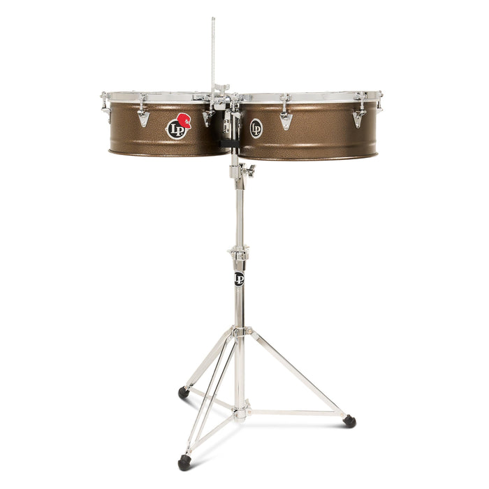 Latin Percussion Pedrito Signature Timbales - 14" & 15" Dark Mocha Steel Drum Set