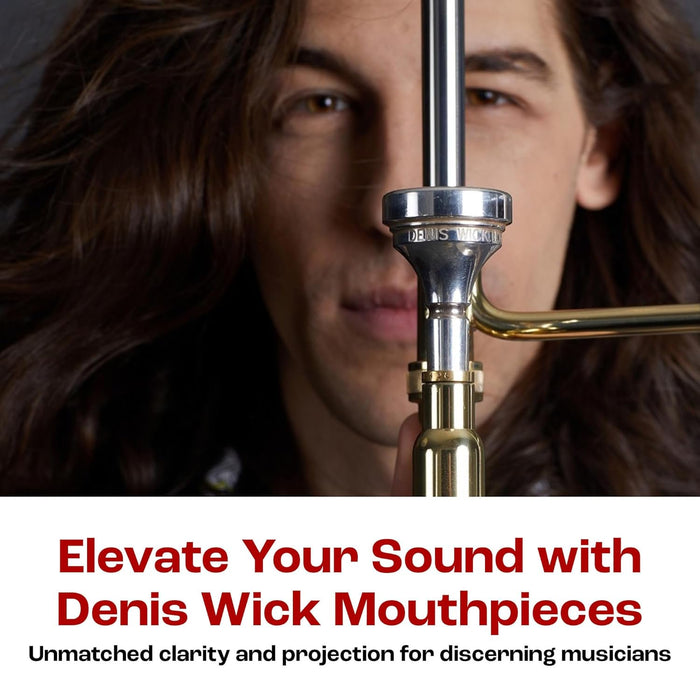 Denis Wick - Heritage Trombone Mouthpiece, Silver Plated, 6BS