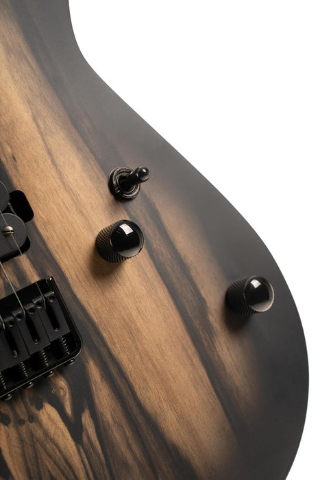 Cort KX500-NBB KX500 6-String Electric Guitar Natural Black Burst