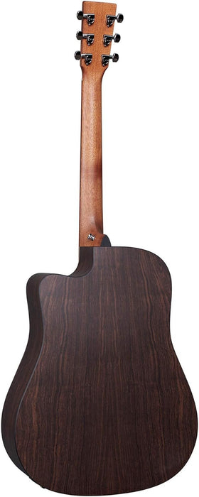 Martin Guitar X Series DC-X2E Acoustic-Electric Guitar with Gig Bag, Sitka Spruce and KOA Pattern High-Pressure Laminate, D-14 Fret, Performing Artist Neck Shape