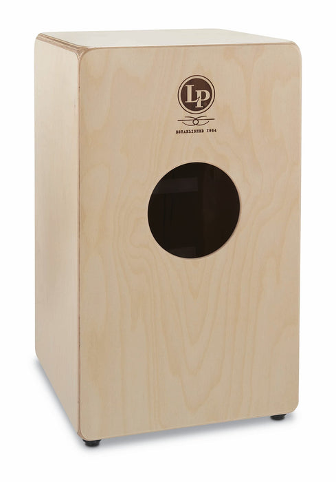 Latin Percussion Woodshop Cajon, Rare Ebony, 19” x 11-1/2” x 11-3/4” (LP1491RE)