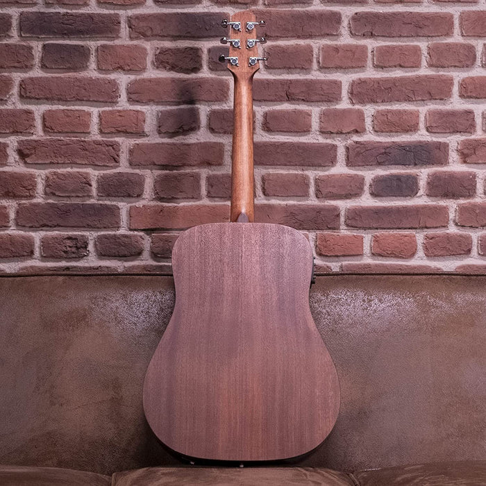 Walden D550E Natura Solid Spruce Top Dreadnought Acoustic-Electric Guitar - Open Pore Satin Natural