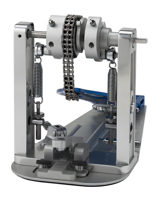 DW Series Colorboard Machined Chain Drive w/Bag, Cobalt Edition Double Bass Drum Pedal (DWCPMCD2BL)