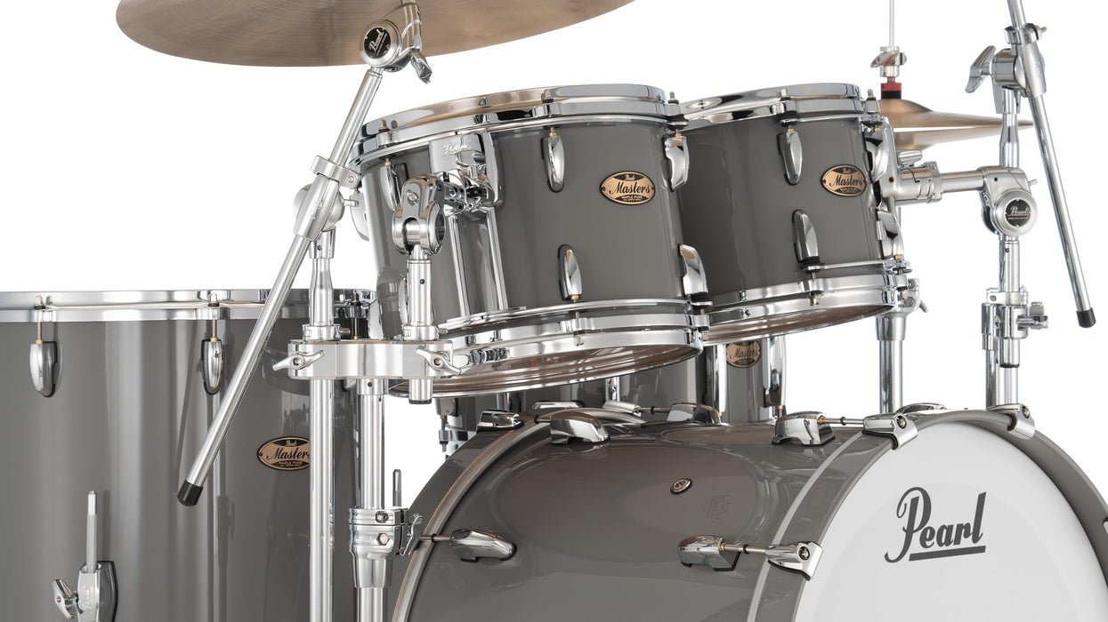 Pearl Masters Maple Pure 4 Piece Shell Pack, Putty Grey - Cymbals and Hardware Not Included (MP4P924XESPS/C859)