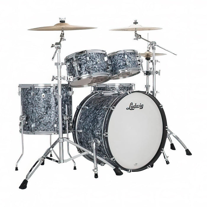 Ludwig Neusonic Rapid MOD2 22" 4 Piece Shell Pack, Steel Blue Pearl (LN34204FTXA7)