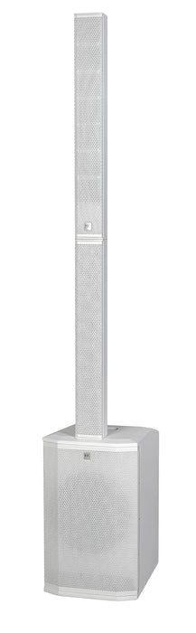 HK Audio HK-POLAR-MKII-12-WHT 2000 watt 12in Powered Column PA MK II with 4 Ch Mixer 24-bit DSP EQ Bluetooth 5 TWS in White
