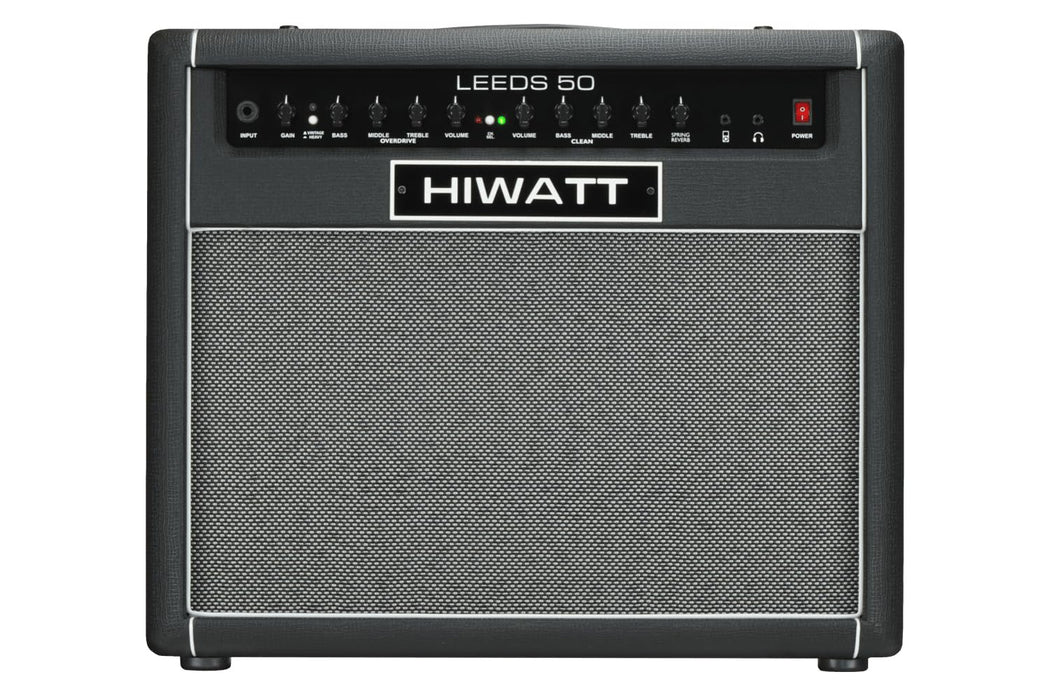 Hiwatt Leeds 50R 2-Channel Guitar Amplifier Combo with Spring Reverb, 50 Watts, 12" Speaker