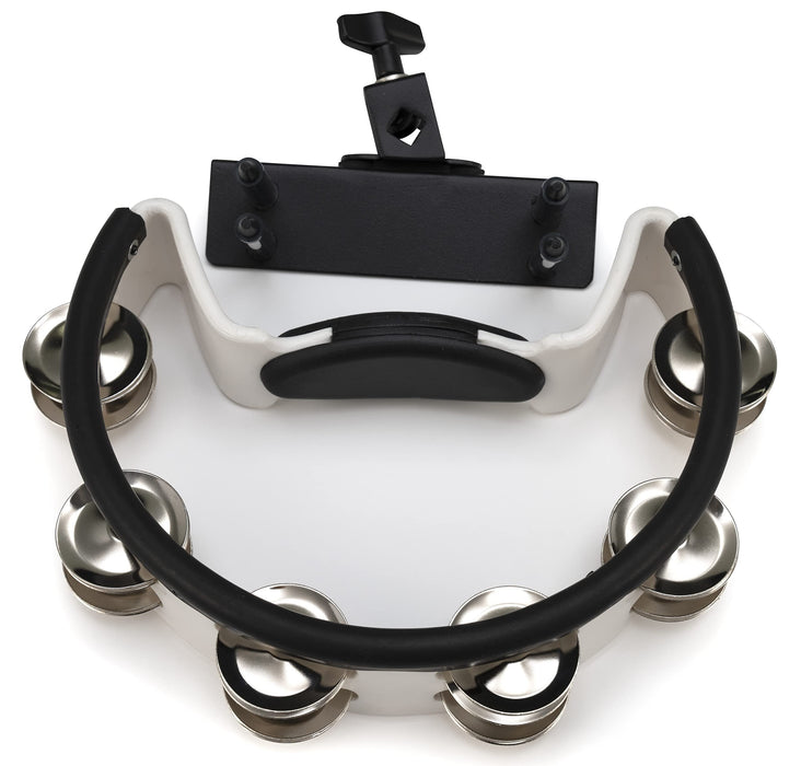 Pearl Drum Set Tambourine, White (PTM10SHX)