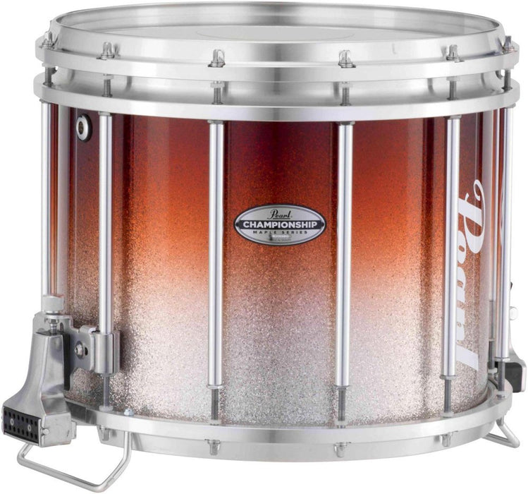 Pearl Championship Maple Varsity FFX Marching Snare Drum Fade Top Finish 14 x 12 in. Garnet Silver#974