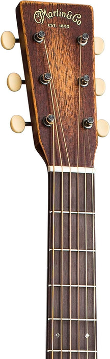 Martin Guitar D-15M StreetMaster with Gig Bag, Acoustic Guitar for the Working Musician, Mahogany Construction, Distressed Satin Finish, D-14 Fret, and Low Oval Neck Shape