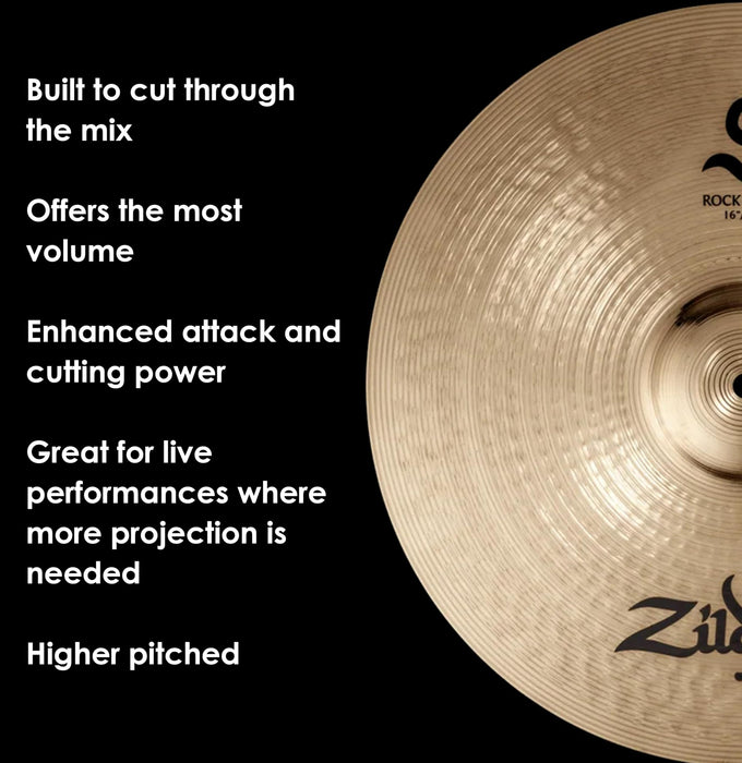 Zildjian 16" S Rock Crash