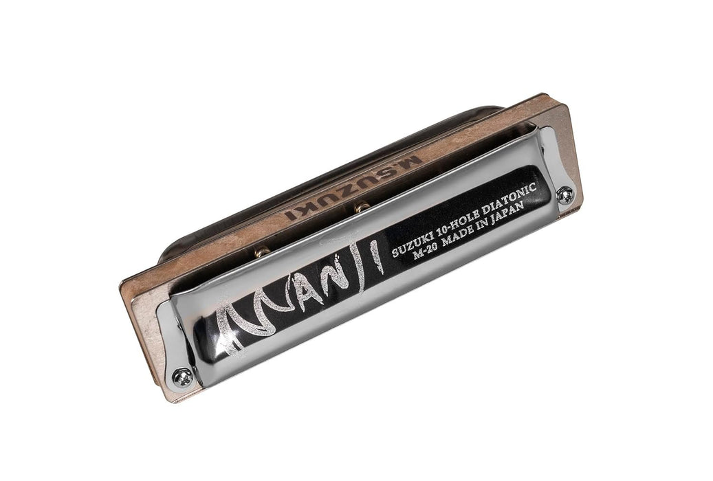 Suzuki M-20-MP Manji 3-Piece Harmonica Set Keys C, G, A