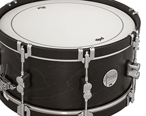 PDP Concept Classic 6.5x14 Ebony Stain Snare with Ebony Stain Wood Hoops (PDCC6514SSEE)