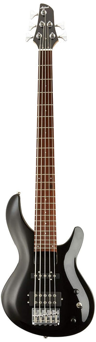 Aria Pro II 5 String Electric Bass Gtr Metallic Black