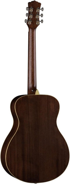 Luna 6 String Art Vintage Folk Solid Top Distressed Acoustic Guitar V