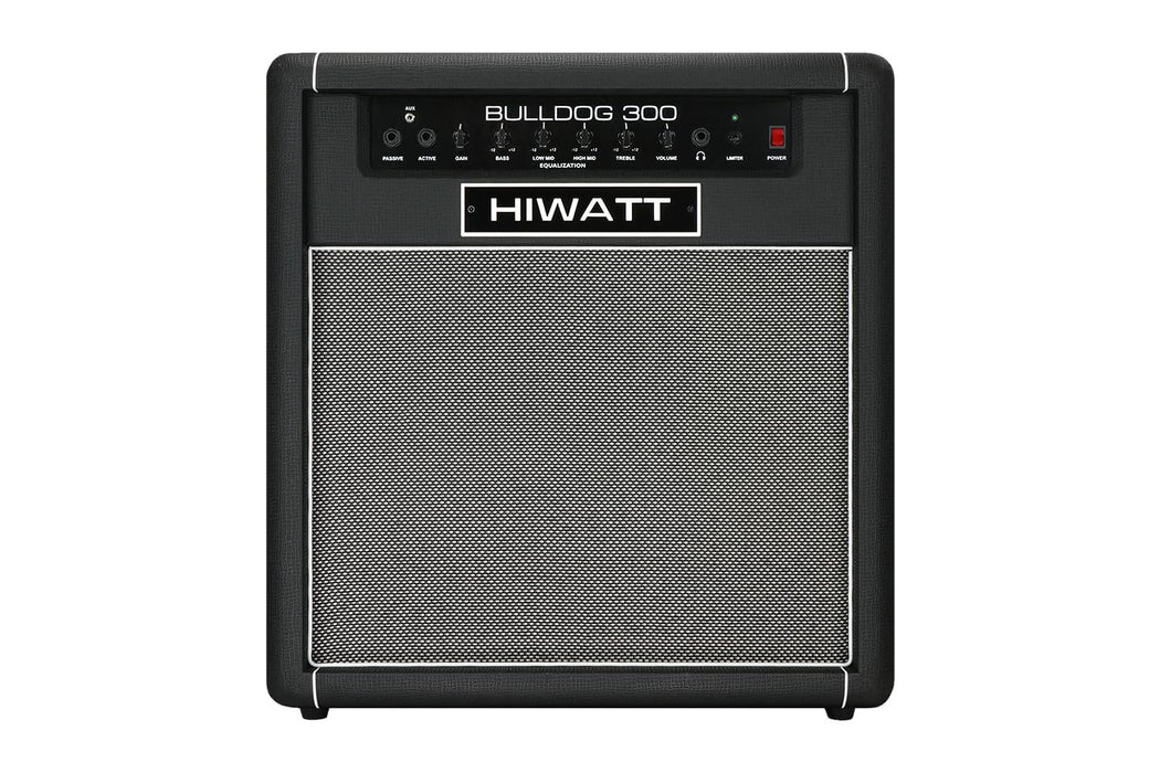 Hiwatt Bulldog 300 Bass Combo Amplifier, 300W, 12 Inch Speaker, 4 Band EQ