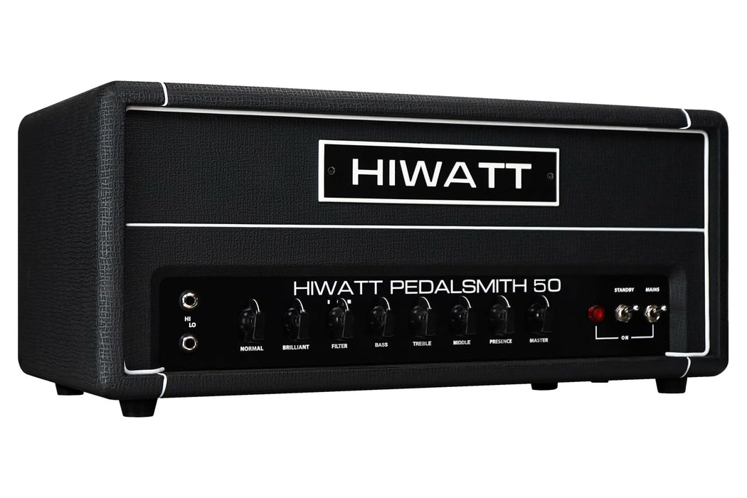 Hiwatt PEDALSMITH 50 Head Electric Guitar Amplifier, 50 Watts, with Effects Loop
