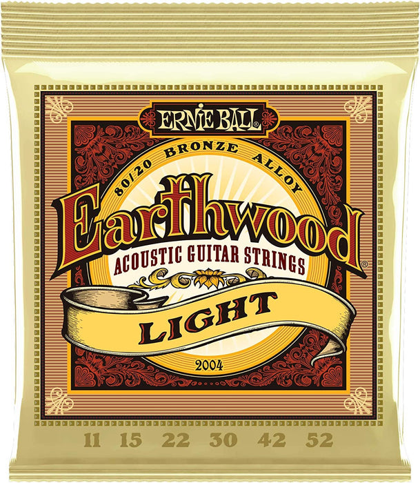 3 Pack | Ernie Ball Guitar Strings | Acoustic | Earthwood | Extra Light 10-50