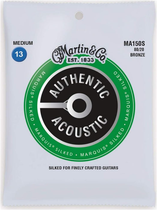 Martin MA150S Authentic Marquis Silked Medium Acoustic String 3-Pack