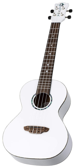 Luna Guitars Hau Snow White 4-String Tenor Ukulele with Gigbag (UKEHAUT)