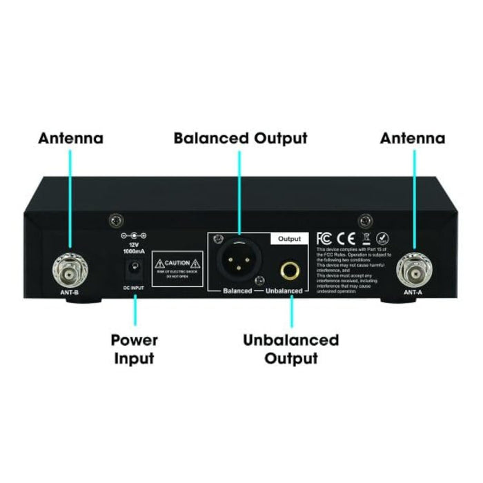 CAD Audio WX1800HH True Diversity UHF Wireless Handheld Microphone System