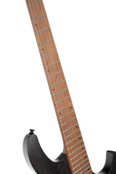Cort SPACEG6MSSGTK Space G6 Multi-Scale Guitar Trans Black
