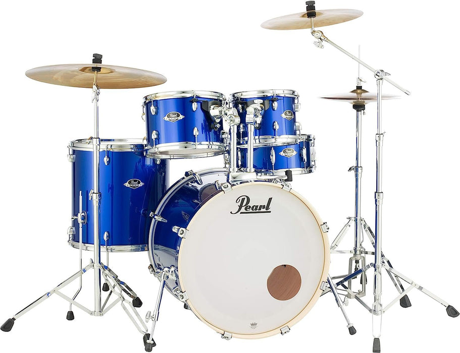 Pearl Export 5-Piece Drum Set with Hardware Pack - High Voltage Blue (EXX705N/C717)