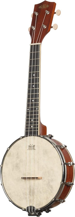 Kala Natural Mahogany Satin Concert Banjo Ukulele - Banjolele (KA-BNJ-MHG-C)