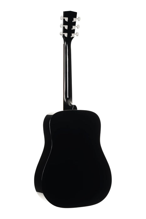 Cort EARTH60BK Earth 60 Dreadnought Acoustic Guitar Black Gloss
