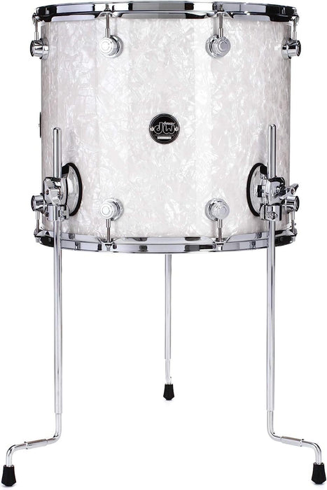 Drum Workshop Performance Series 4-Piece Finish Ply Drum Shell Pack (White Marine)