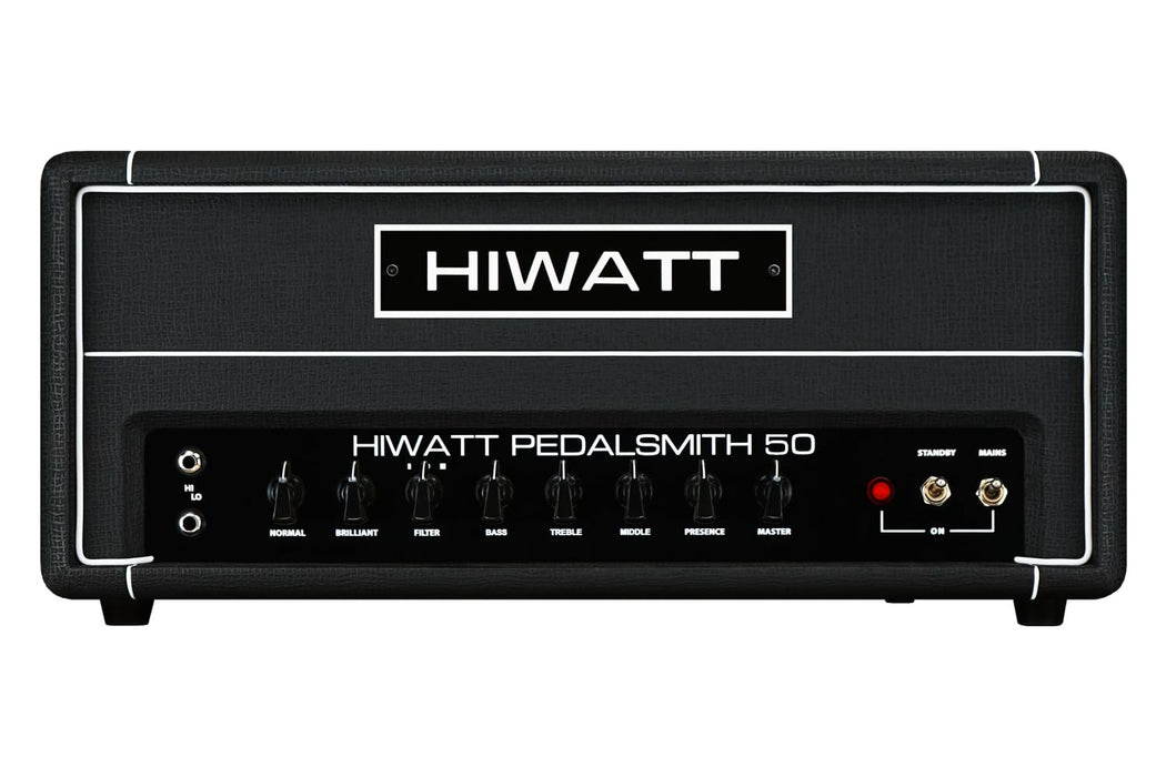 Hiwatt PEDALSMITH 50 Head Electric Guitar Amplifier, 50 Watts, with Effects Loop