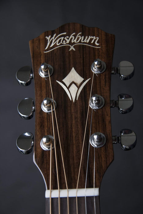 Washburn Comfort 20 Series Grand Auditorium Cutaway Acoustic Electric Guitar, Natural (WCG20SCE-O-U)