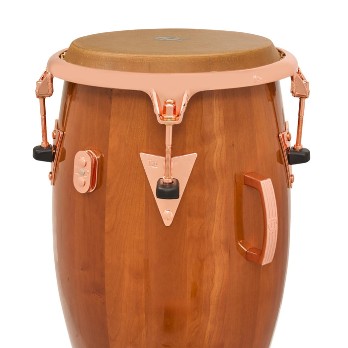 Latin Percussion Limited Cherry Quinto Drum - 30" Tall, Natural Rawhide Head