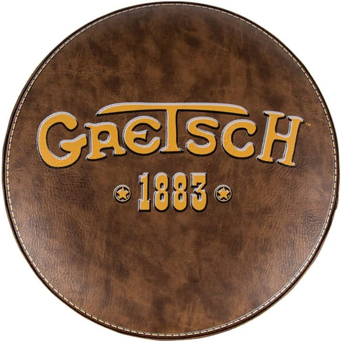 Gretsch® Barstool 1883 Bar Stool with Leather Seat Height 76 cm Brown