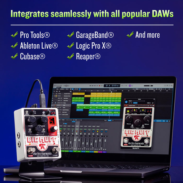 Electro-Harmonix Big Muff Pi® Hardware Plugin® Pedal