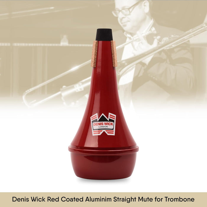 Denis Wick - Red Coated Aluminim Straight Mute for Trombone