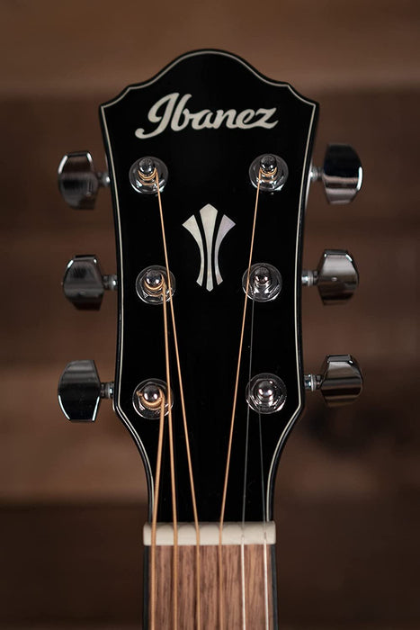 Ibanez AEG62 6-String Acoustic-Electric Guitar (Right Hand, Natural Mahogany High Gloss)