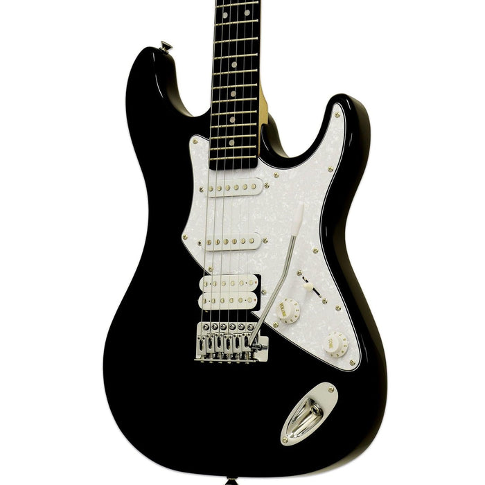 Aria 714 Standard Electric Guitar - Black