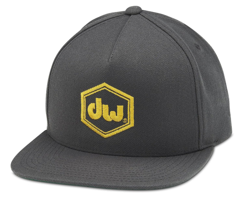 DW HEX Logo HAT, Snapback, Charcoal
