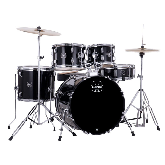 Mapex Comet Series Drum Set, Standard Size - Dark Black (CM5294FTCDK)