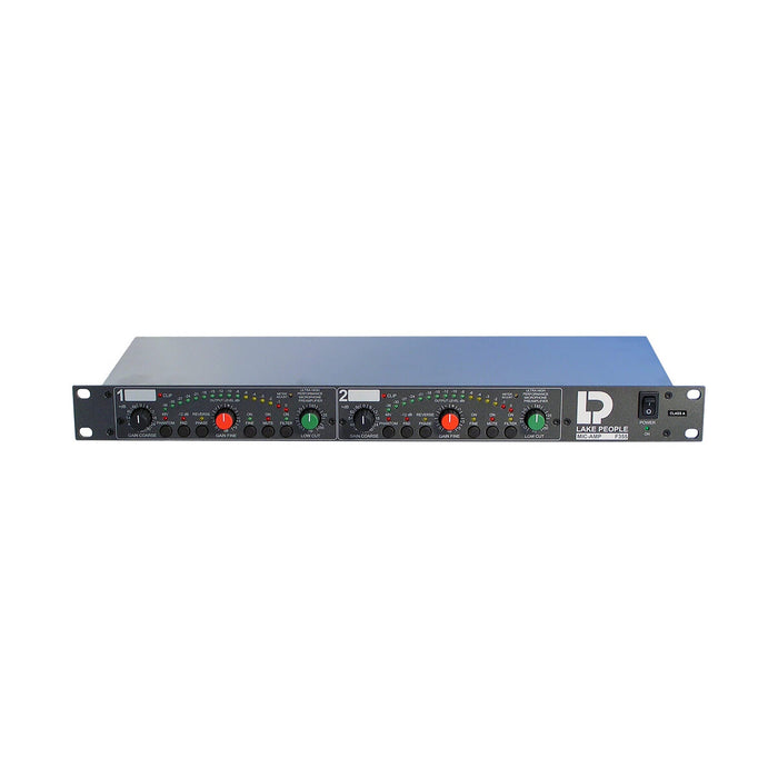 Lake People F355 2-Channel Microphone Preamplifier (Class-A Input) (LP-F355-A-U)