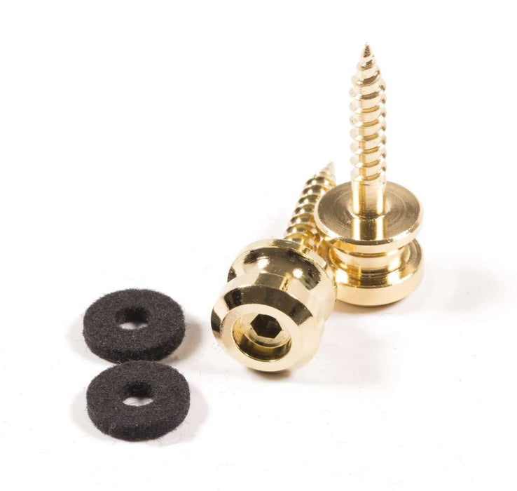 Schaller S-Lock Straplock Replacement Buttons - Gold (24030500)