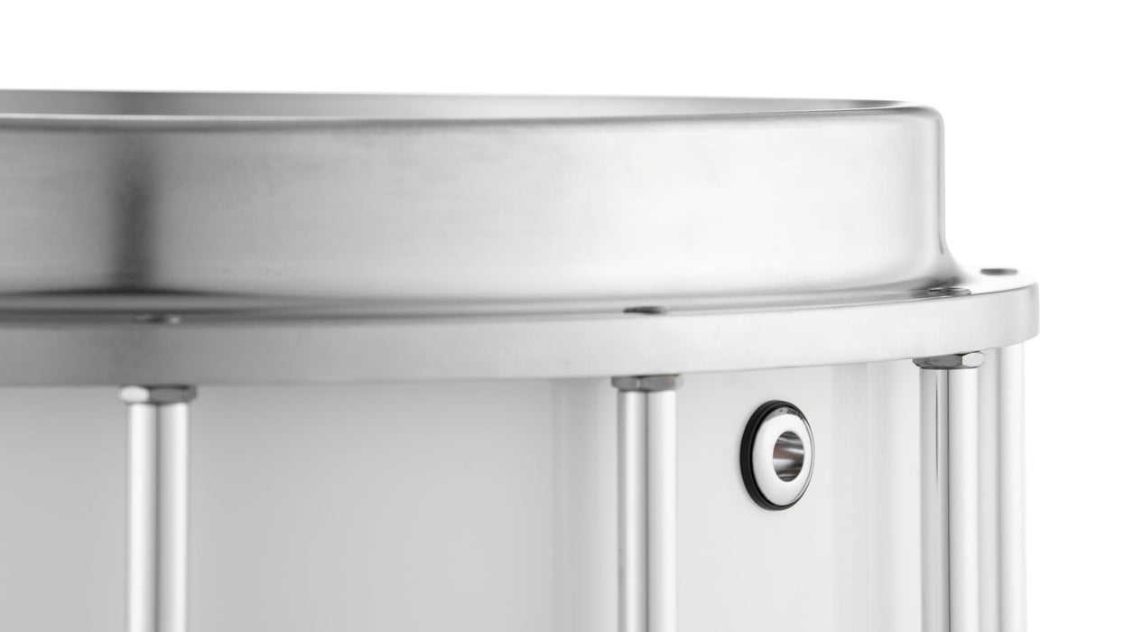 Pearl Marching Snare Drum, Pure White (FBX1412/A33)