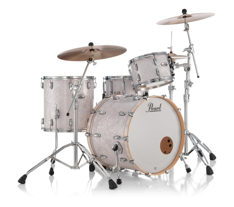 Pearl PMX Professional Series 3-Piece Drum Shell Pack (22x16, 16x16, 12x8) White Marine Pearl