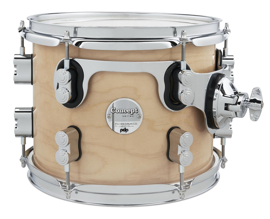 PDP Concept Maple 8x10 Suspended Tom Natural Lacquer with Chrome Hardware